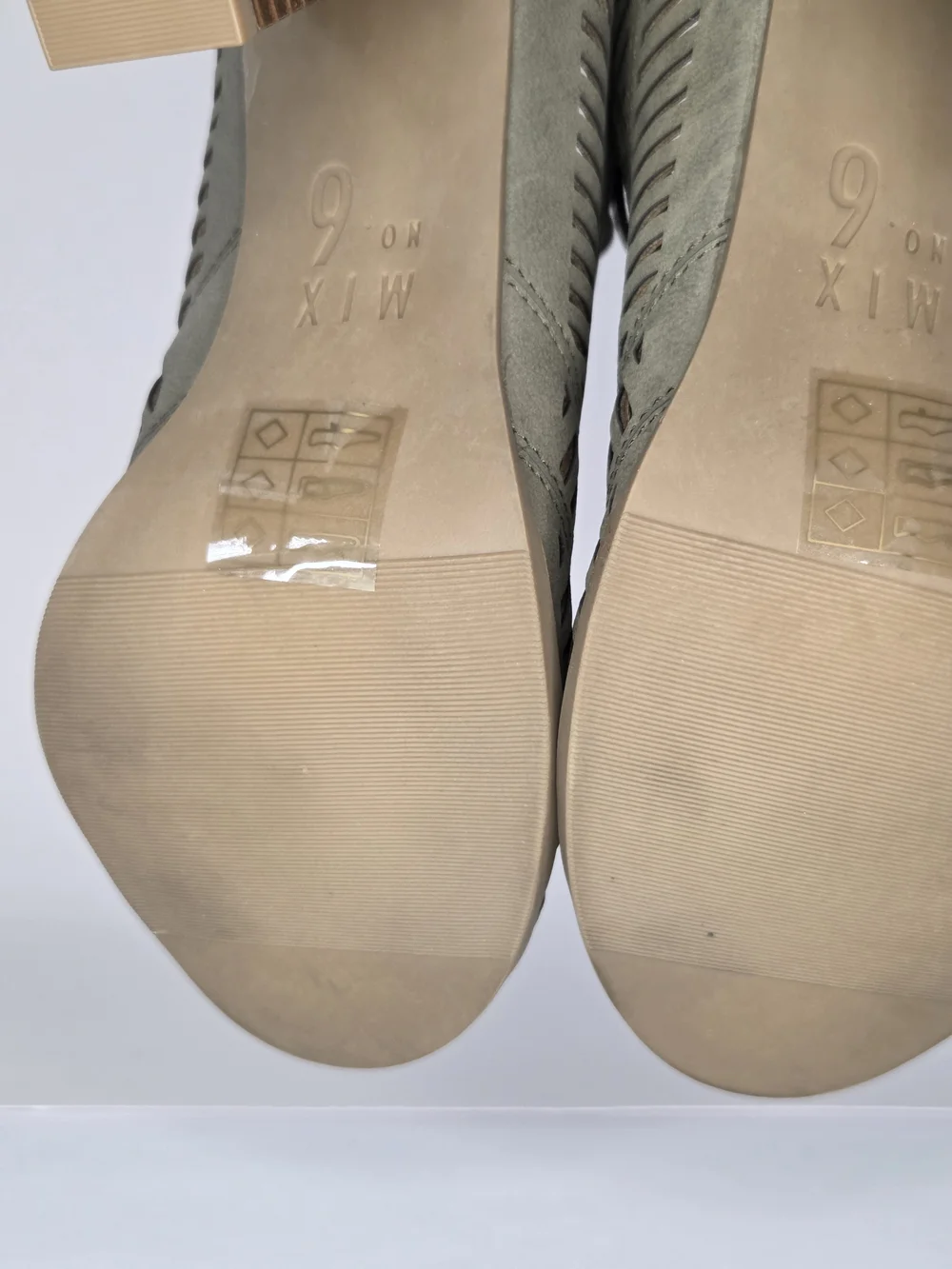 Mix No. 6 Priamo Olive Green Open-toe Bootie